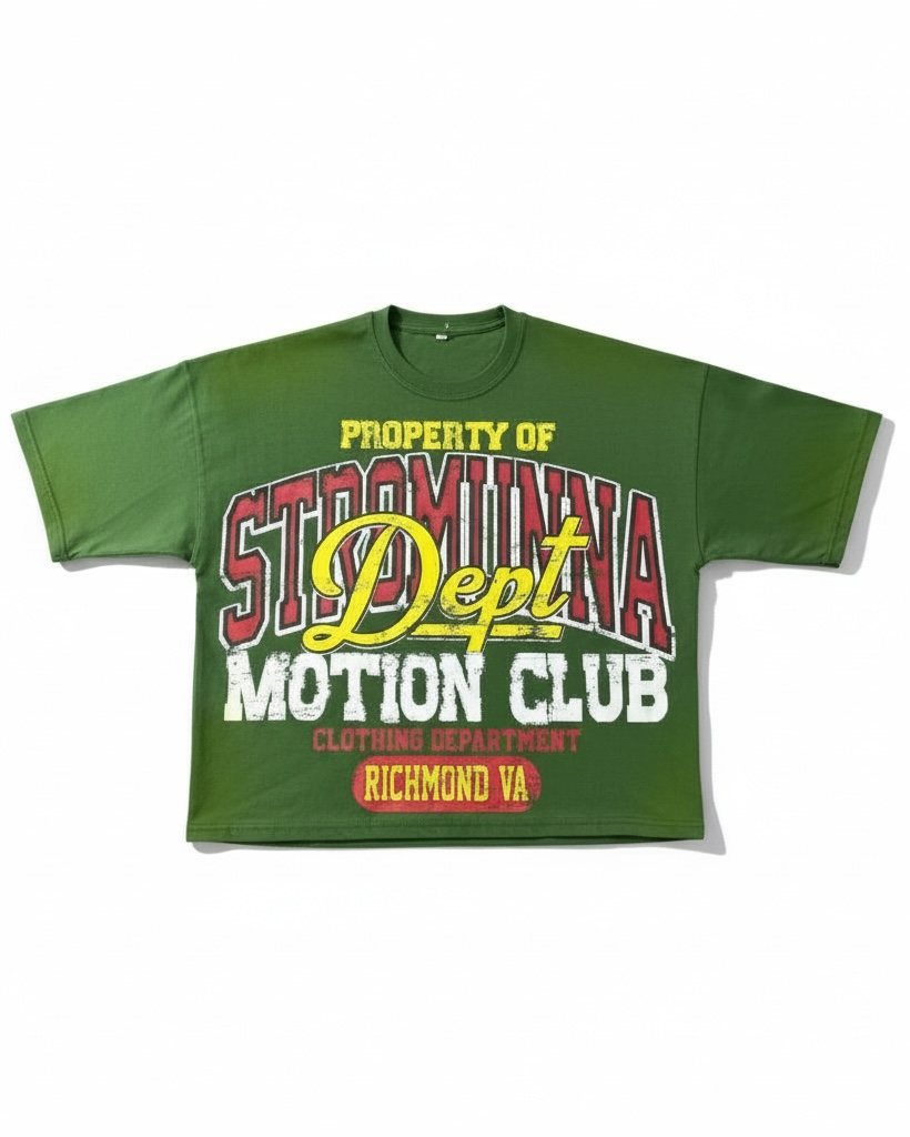 Oversized Motion club tees